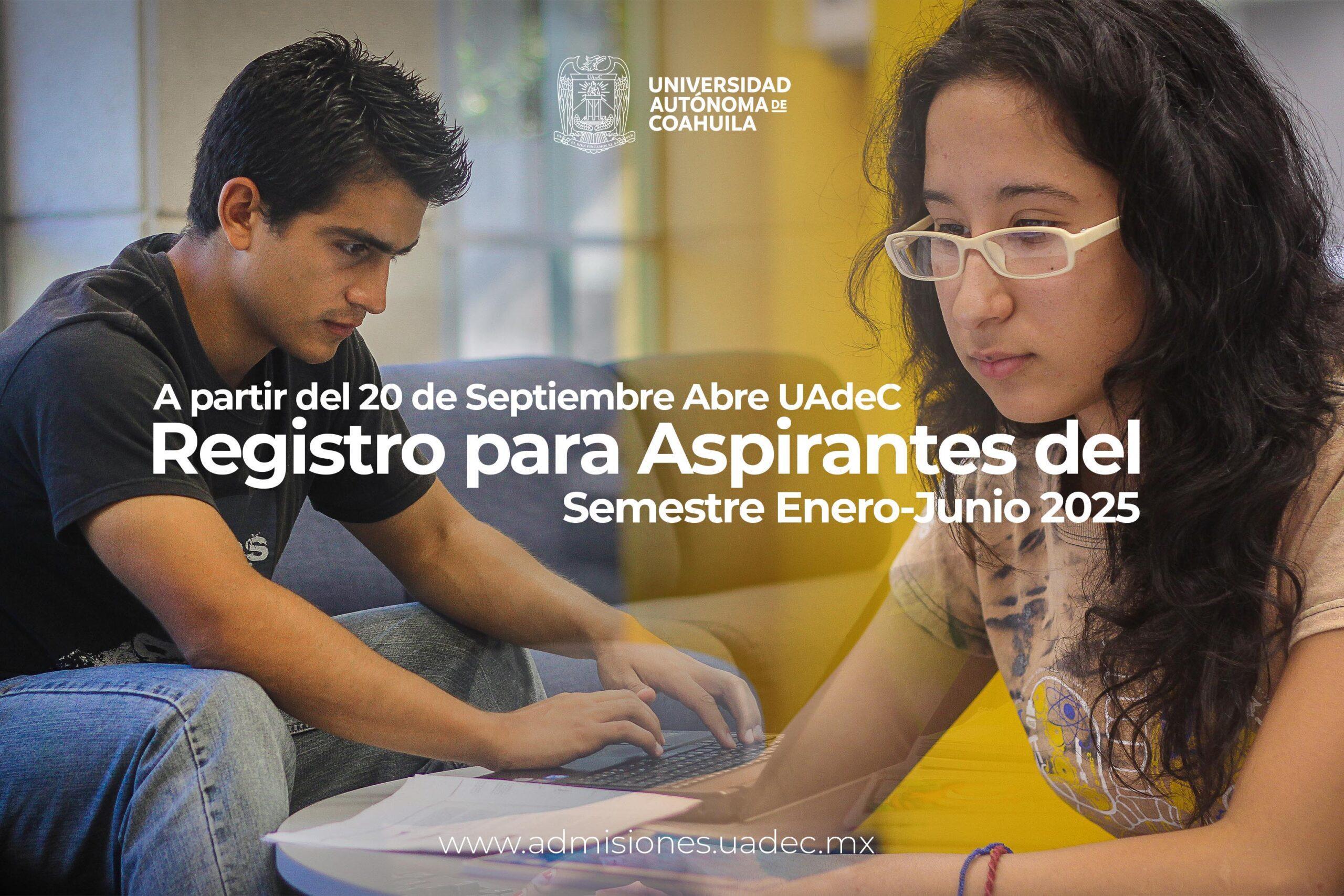 Arranca UAdeC registro de admisión para 2025