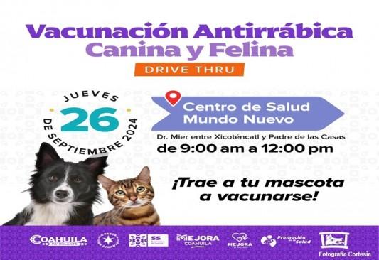 Inicia la segunda jornada de vacunación antirrábica en PN
