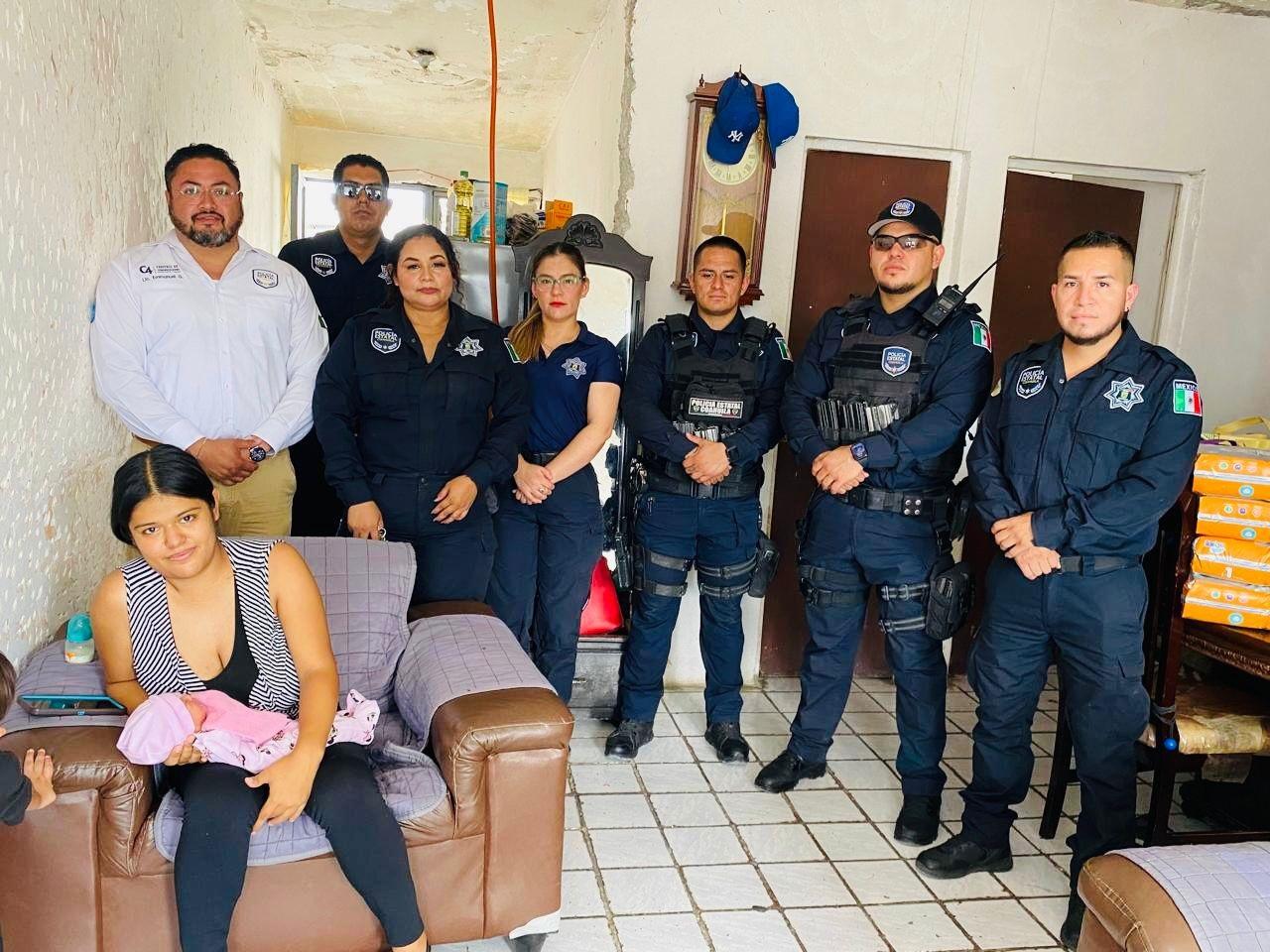 Narra policía estatal asistencia en parto