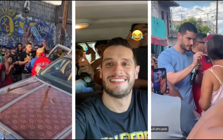Adrián Marcelo está de regreso en las calles grabando contenido