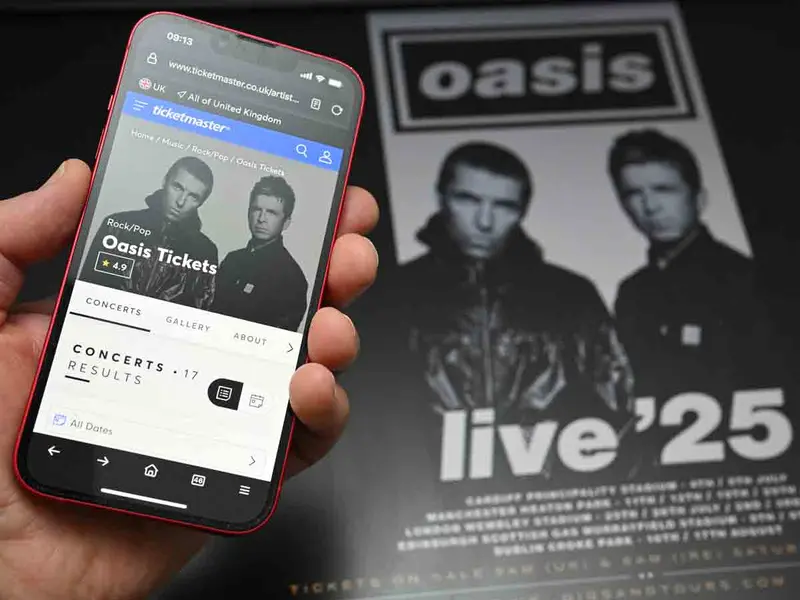 Fans de Oasis alertan por fraude en venta de boletos por eBay