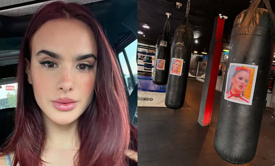 Foto de Gala Montes en sacos de pelea de escuela de boxeo enciende las redes tras polémica con Adrián Marcelo