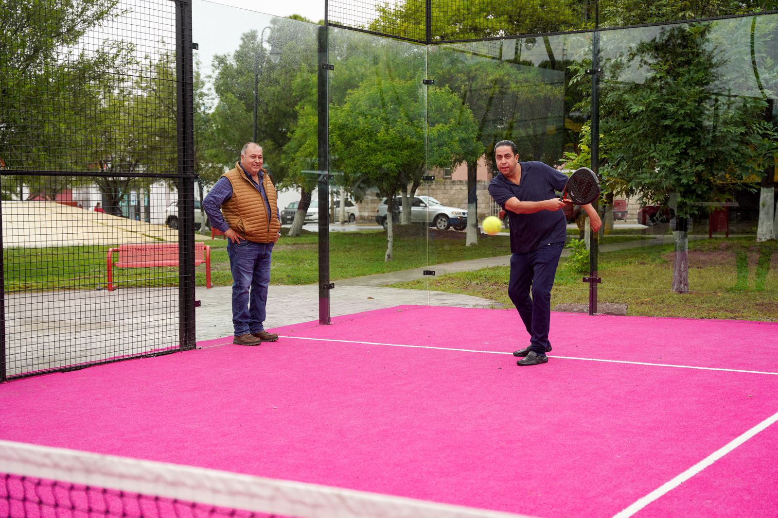 ENTREGA CHEMA MORALES NUEVAS CANCHAS DEPORTIVAS EN LA COLONIA DEL VALLE