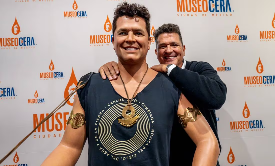 Carlos Vives pone historia de sus orígenes prehispánicos en su figura de cera