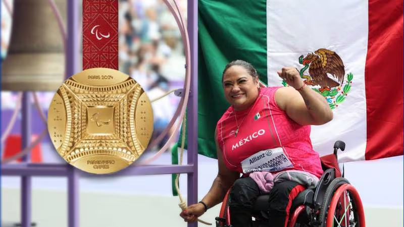 ¡México se cuelga la medalla de oro! Gloria Zarza gana en lanzamiento de bala en Paralímpicos 2024