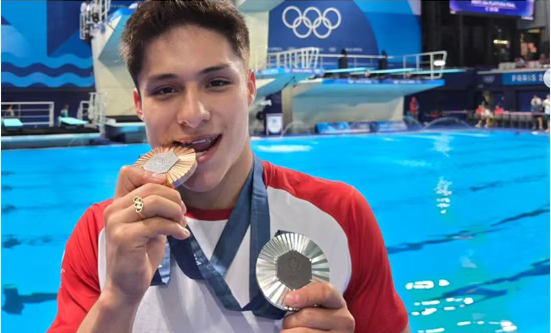 Osmar Olvera revela problema en sus medallas olímpicas: «Ya están muy despintadas»