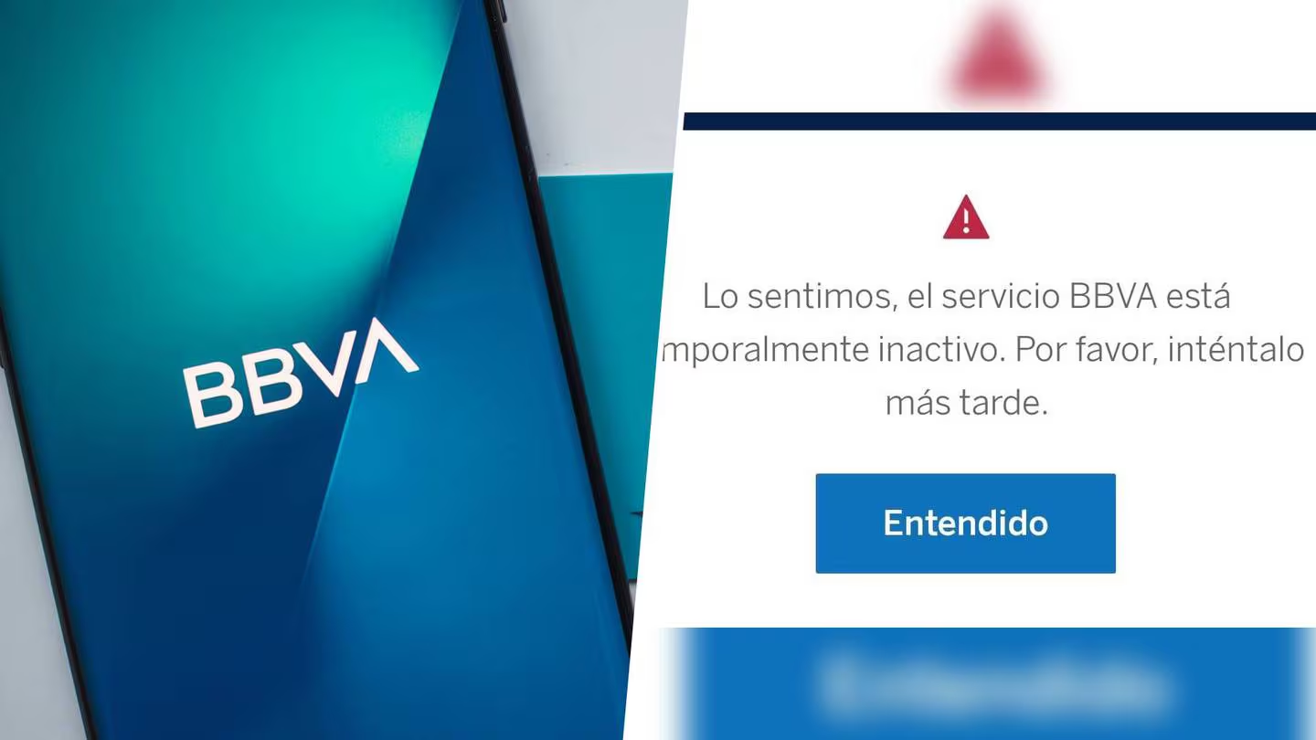 Usuarios reportan fallas en aplicación de BBVA
