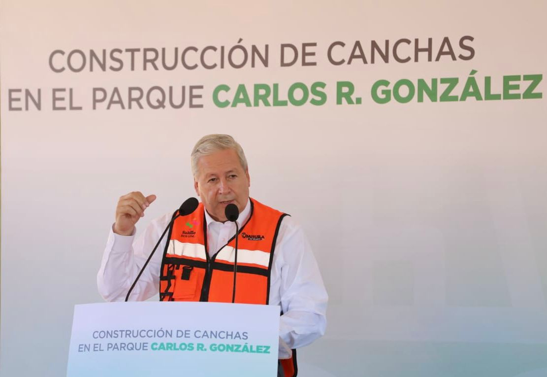 Avance del 60% en las canchas del R. González: Chema Fraustro