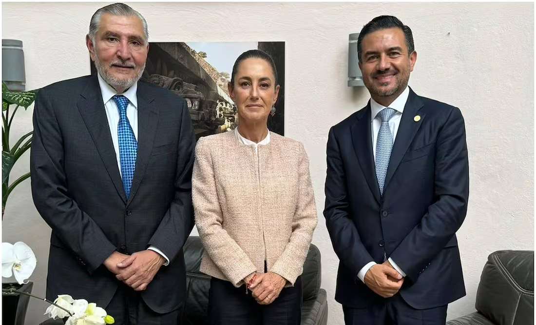 Miguel Ángel Yunes, con cuyo voto se aprobó la reforma judicial, se reúne con Claudia Sheinbaum