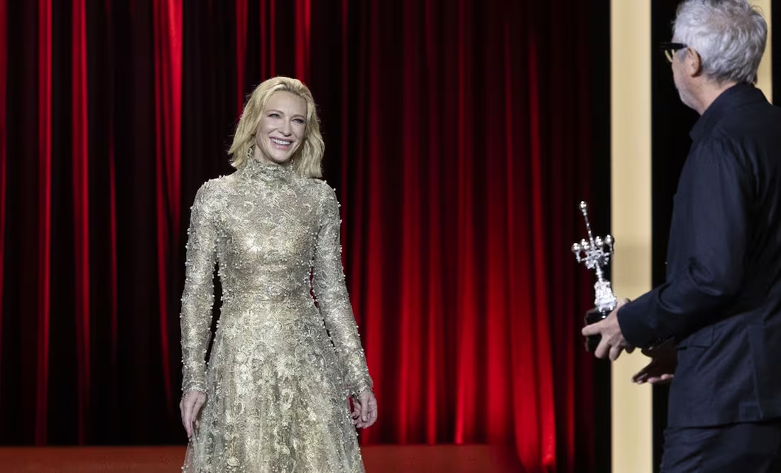 Cate Blanchett recibe un premio honorífico en San Sebastián