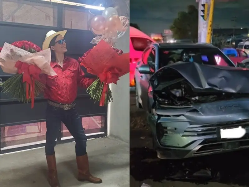 VIDEO. Flores ‘El Patrón’ sufre accidente en CDMX; esto fue lo que pasó