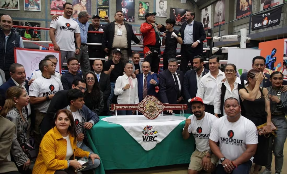 Artesanos tamaulipecos elaboran cinturón para ganador de la pela entre Canelo Álvarez y Edgar Berlanga