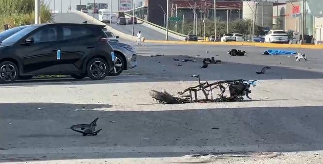 Muere motociclista en trágico accidente