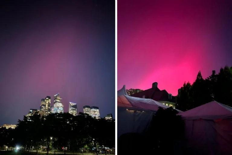 Sorprende Aurora Boreal en Coahuila