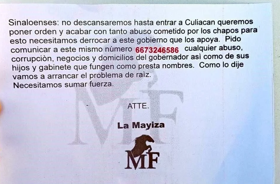 Declaran ‘Los Mayos’ guerra a Gobernador