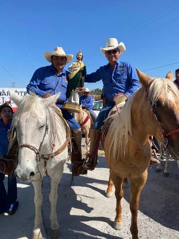 Honran a San Judas Tadeo con cabalgata