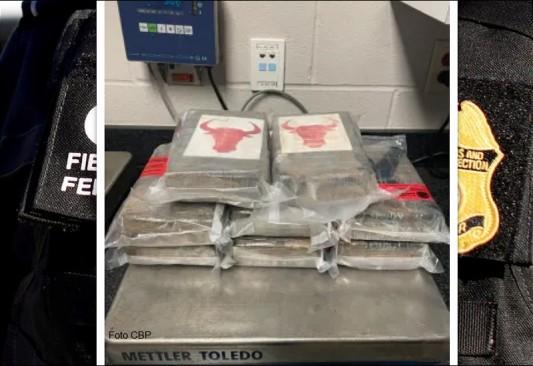 GOLPAZO AL NARCO; CBP INCAUTA 20LBS DE COCA