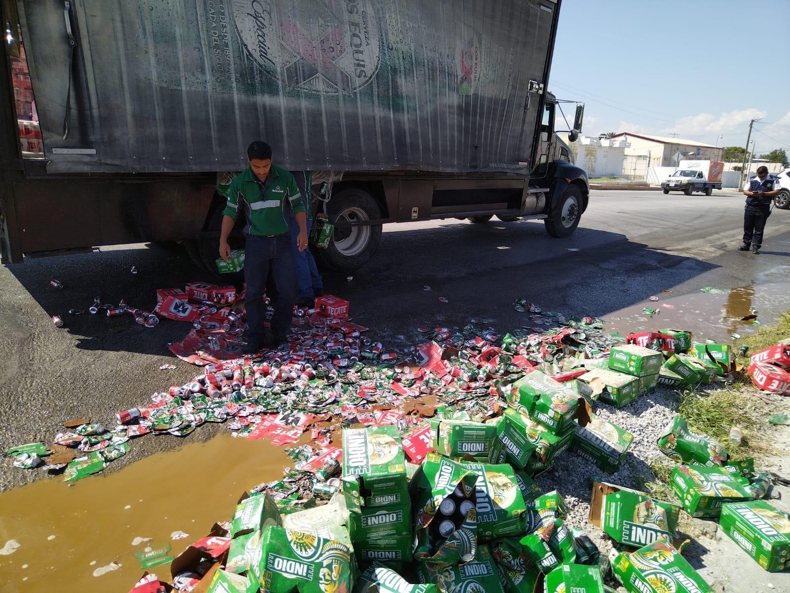 Riega cerveza y… desata rapiña