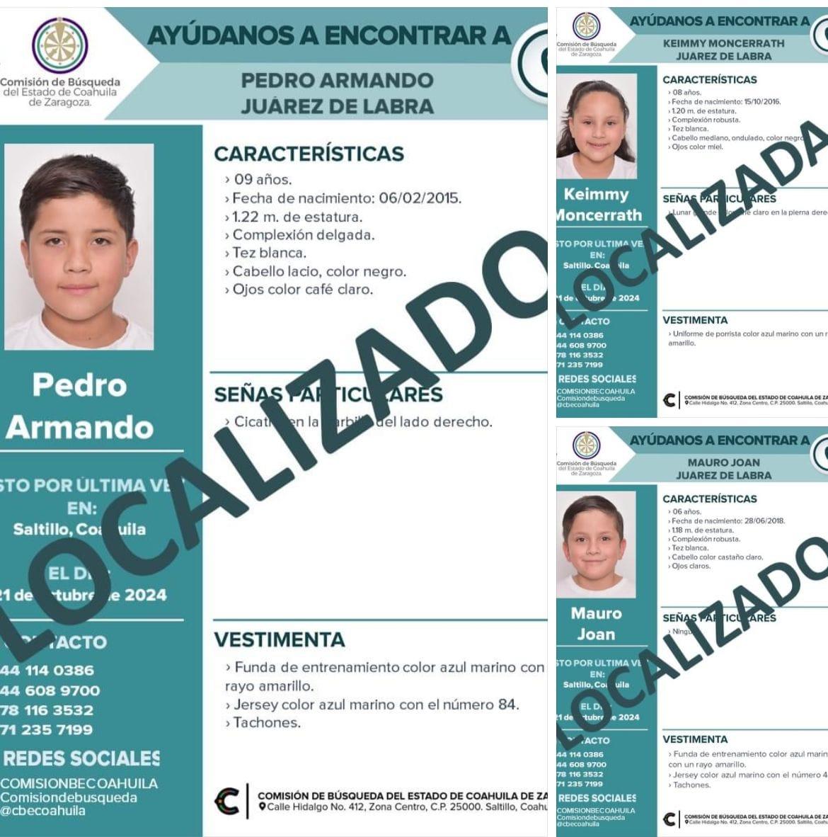 Descarta PRONNIF secuestro de 3 niños 