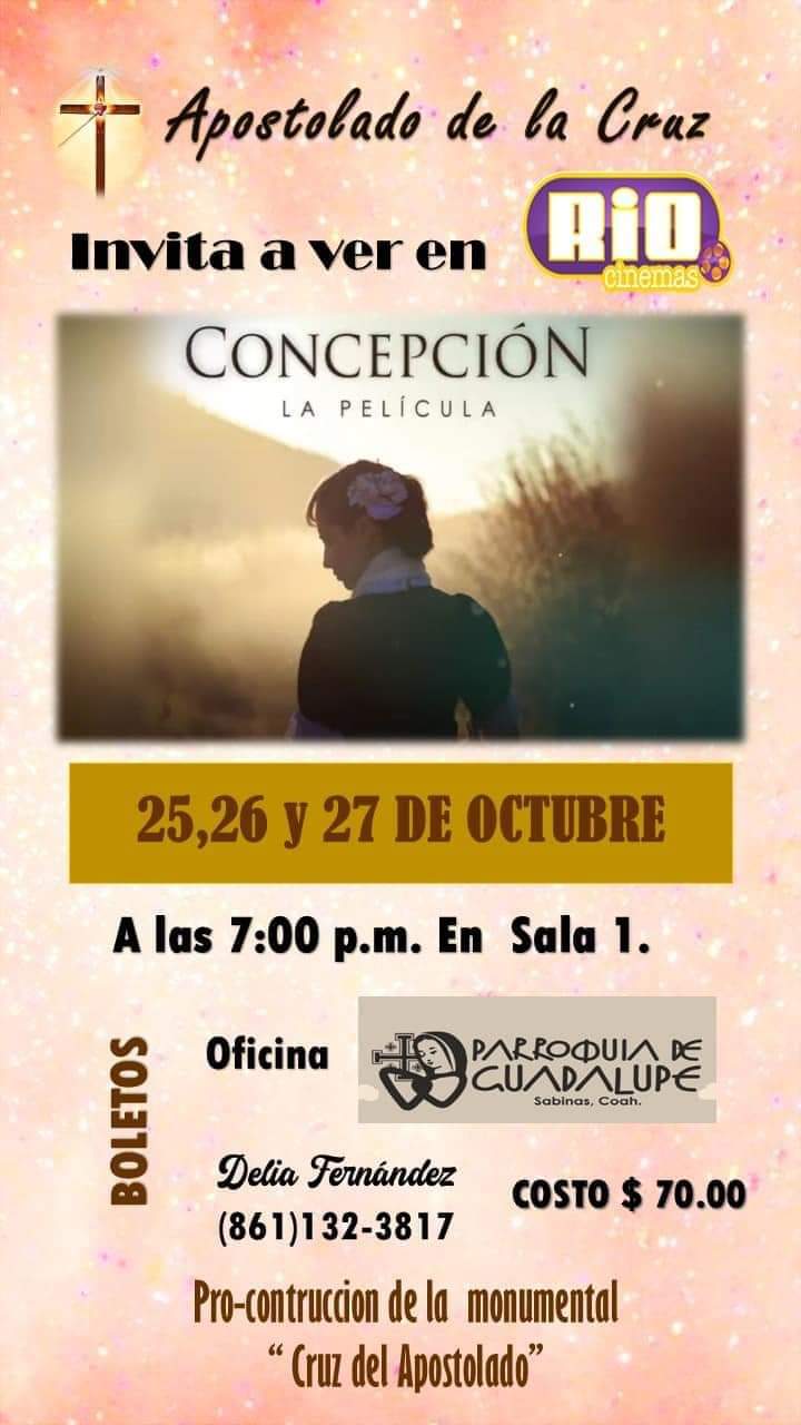 Invitan a proyección de película “Concepción”