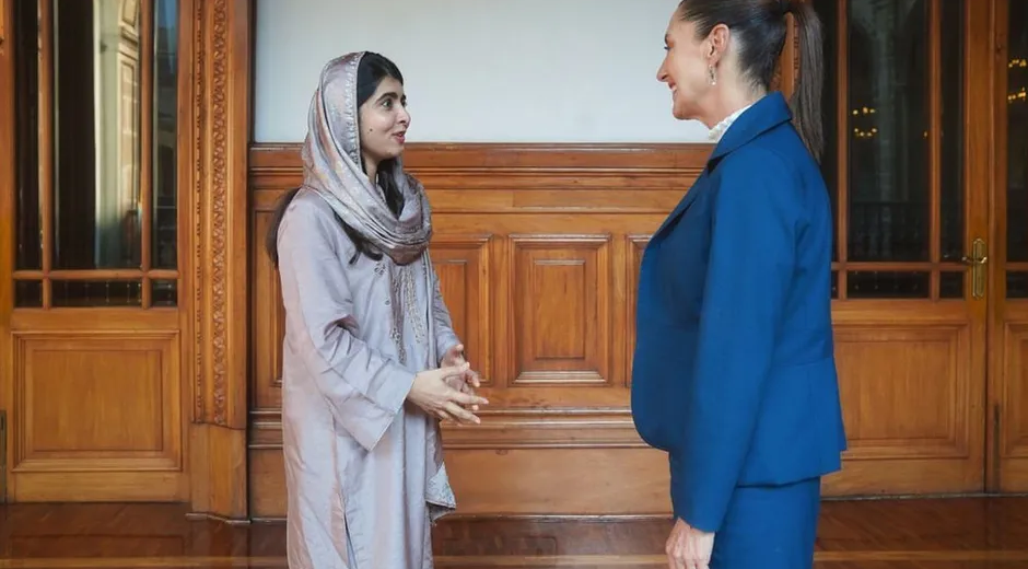 Sheinbaum recibe a Malala, premio Nobel de la Paz: «Las mujeres podemos ser lo que queremos ser»