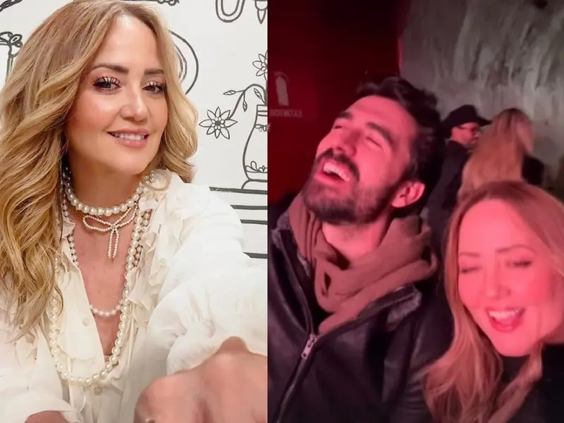 Andrea Legarreta es captada con fitness coach en concierto de Alejandro Fernández; desata rumores de romance
