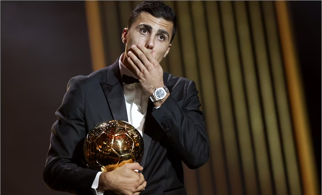 Rodri Hernández supera a Vinícius Jr. en las votaciones y conquista el Balón de Oro 2024