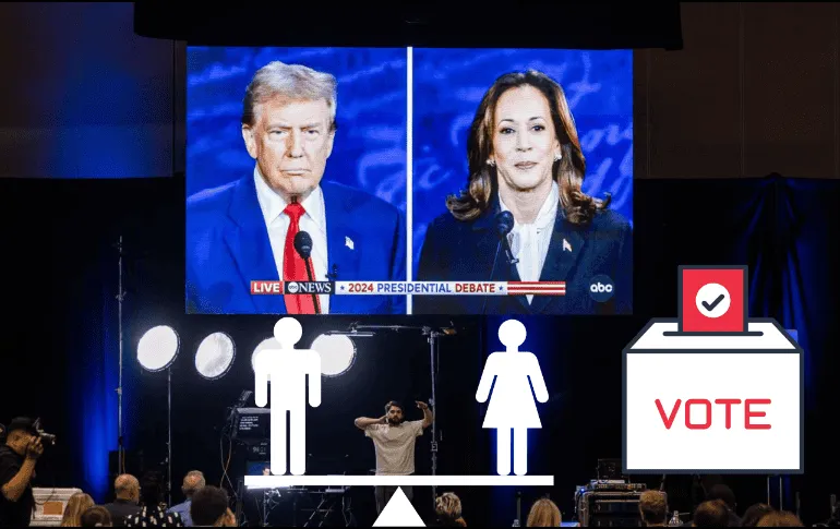 ¿Qué pasa si Donald Trump y Kamala Harris empatan en las elecciones de EU?