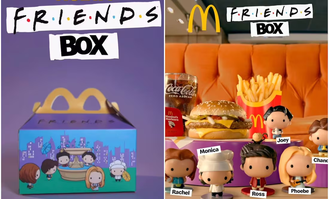 Lanzan cajita feliz de McDonald’s con personajes de “Friends”