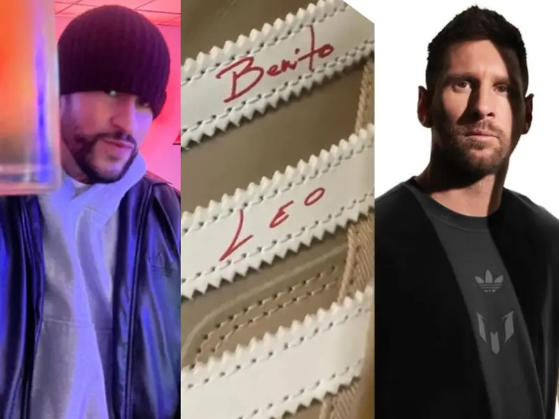 Bad Bunny y Messi lanzarán colaboración de tenis Adidas