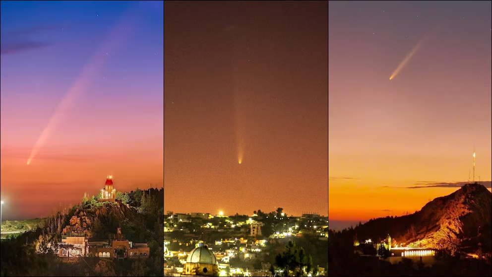 Mexicanos captan impresionantes FOTOS de Tsuchinshan-ATLAS, llamado ‘El cometa del siglo’