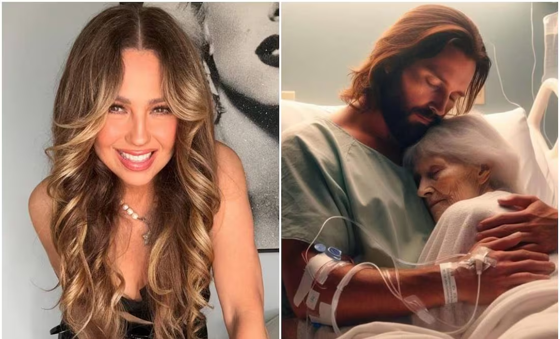 Thalía reacciona con alabanza a la hospitalización de su hermana Ernestina Sodi