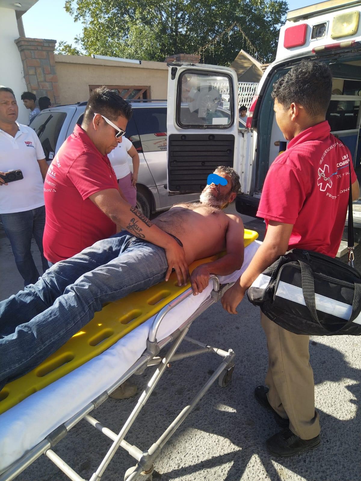 Cae de su propia altura resultando con lesiones