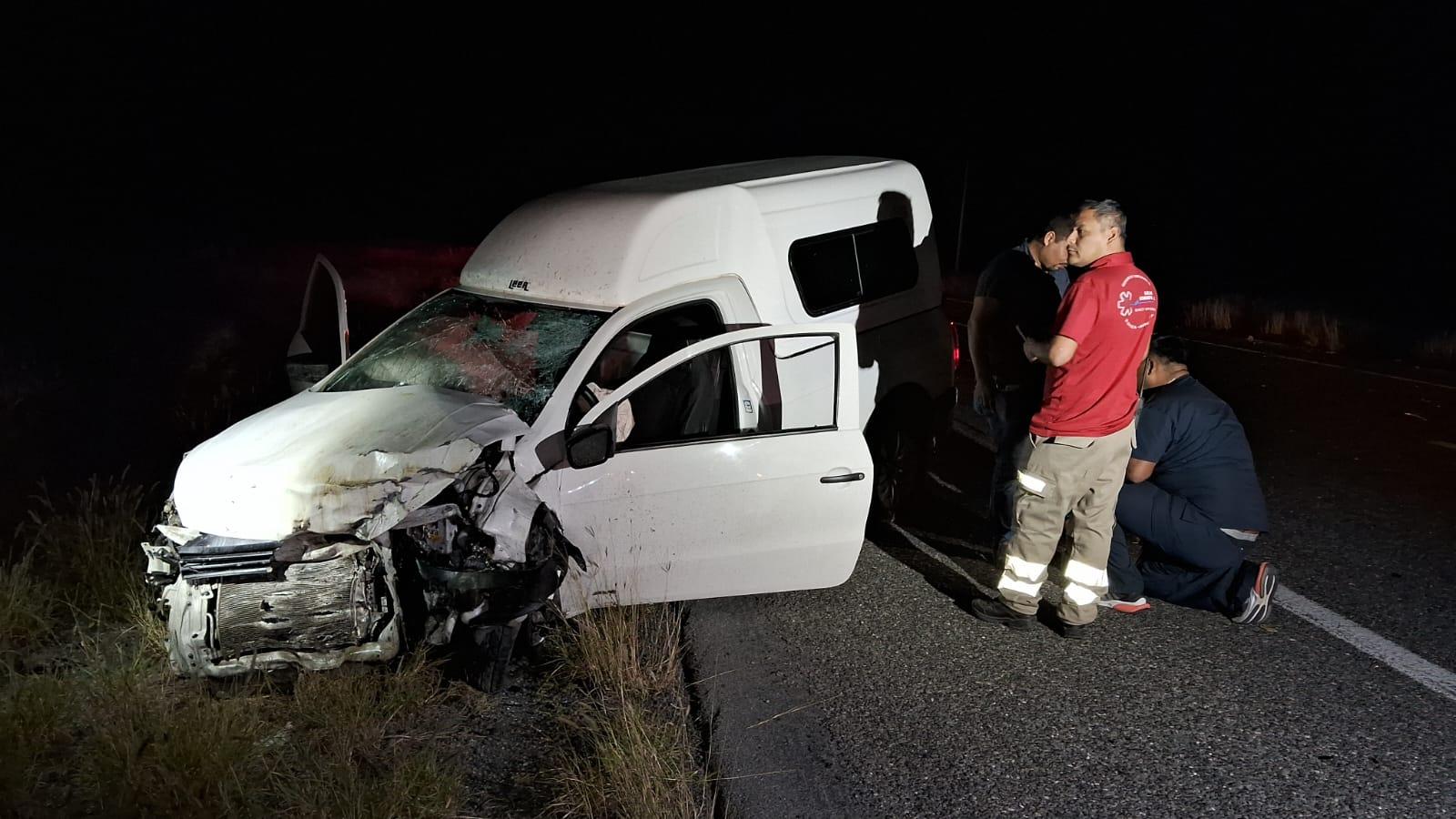 Potente accidente deja sacerdote con lesiones