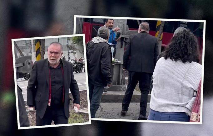 El actor Jesús Ochoa protagoniza pelea en toma de posesión de Sheinbaum