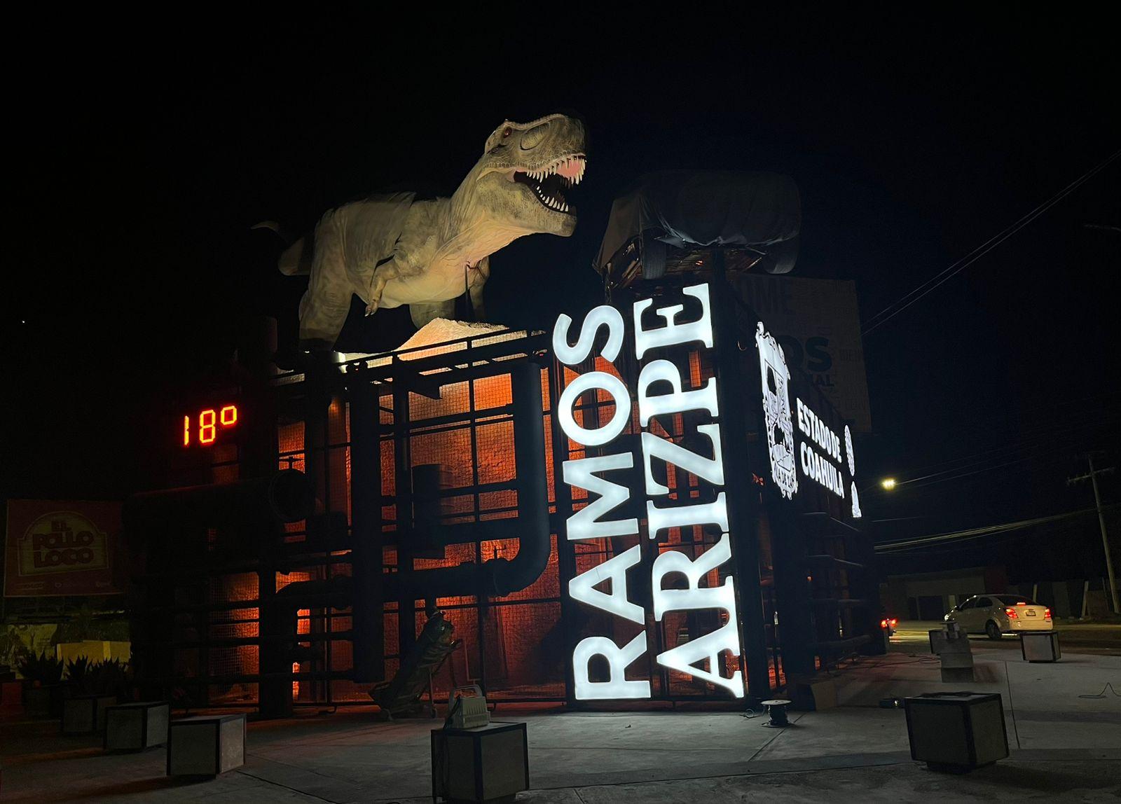 Dará Tiranosaurio la bienvenida en Ramos 