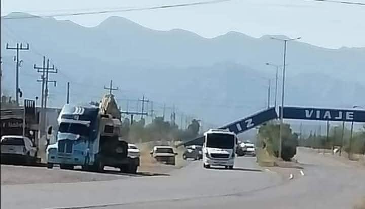 Frágil bienvenida; cae letrero en Palaú