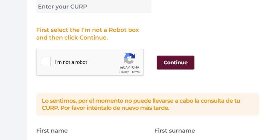 Saturan página para tramitar nueva beca