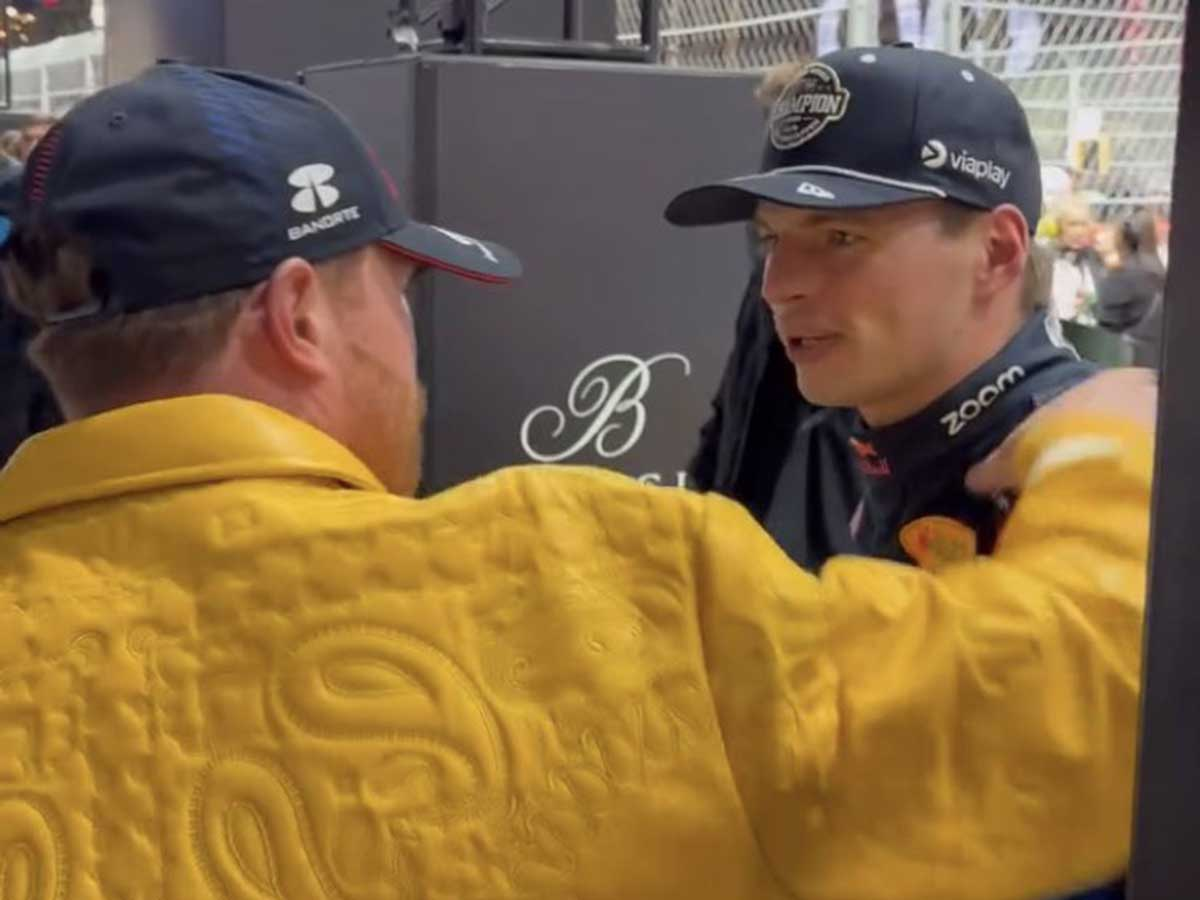 ‘Canelo’ vive épico momento con Max Verstappen