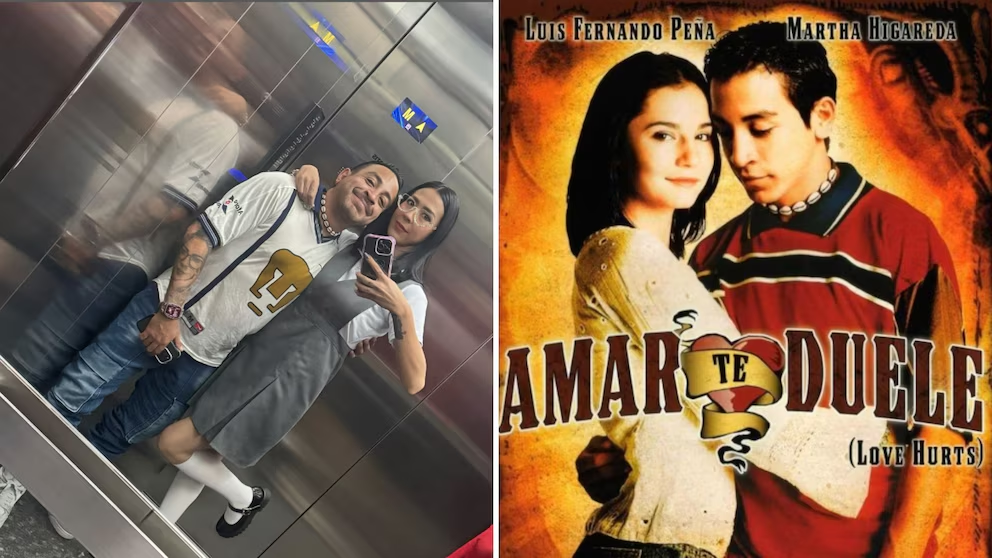 Luis Fernando Peña y su esposa reviven a ‘Ulises’ y ‘Renata’ de ‘Amar Te Duele’; así se disfrazaron por Halloween
