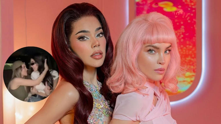 Belinda intenta besar en la boca a Kenia Os y así reacciona