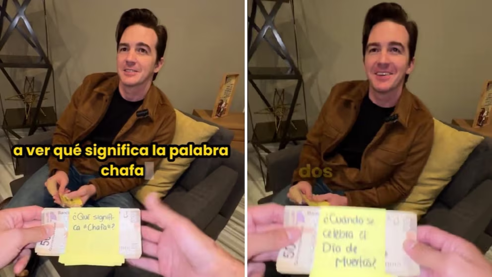 Drake Bell demuestra su amor por México al responder preguntas de cultura general y sin equivocarse