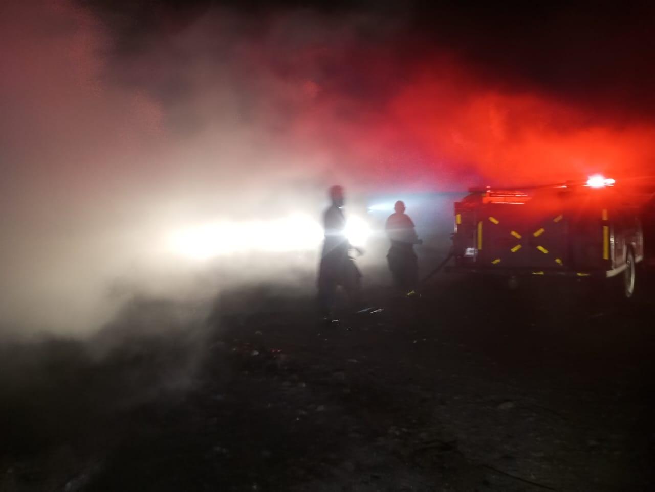 Sofocan bomberos incendio en AHMSA