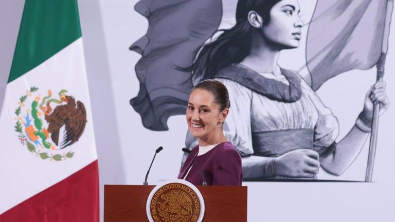Sheinbaum defiende soberanía tras dichos de Trump de anexar México a Estados Unidos