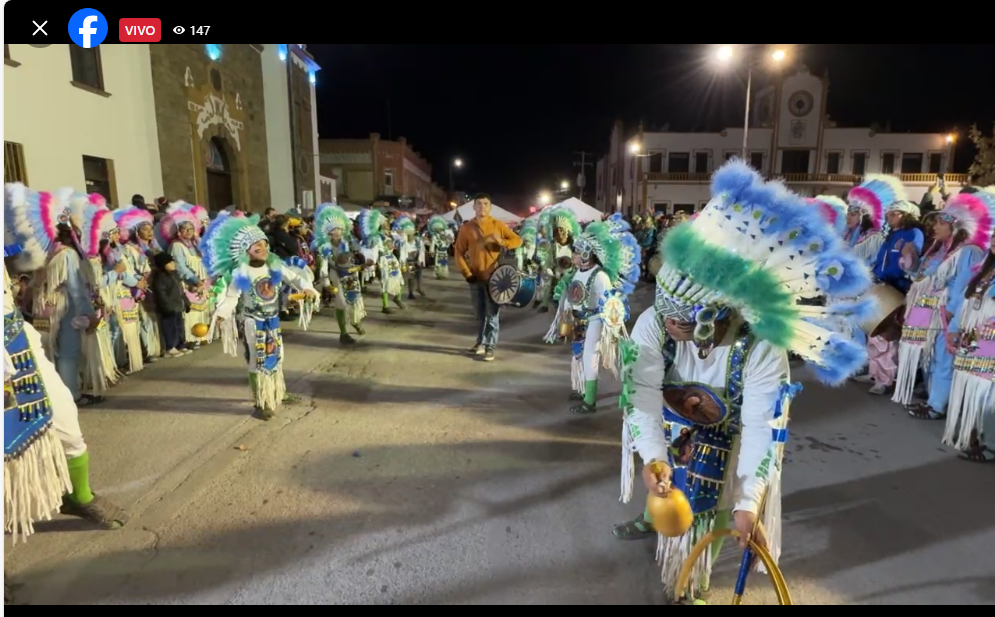 Honran danzantes a La virgen de Guadalupe