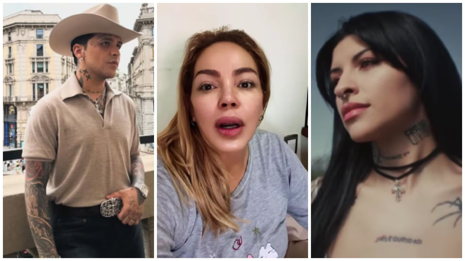 Madrina de Christian Nodal reacciona con corazones a la nueva canción de Cazzu