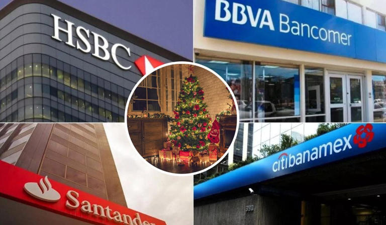 Horarios de los bancos para el 24 y 25 de diciembre del 2024: así quedan en Navidad
