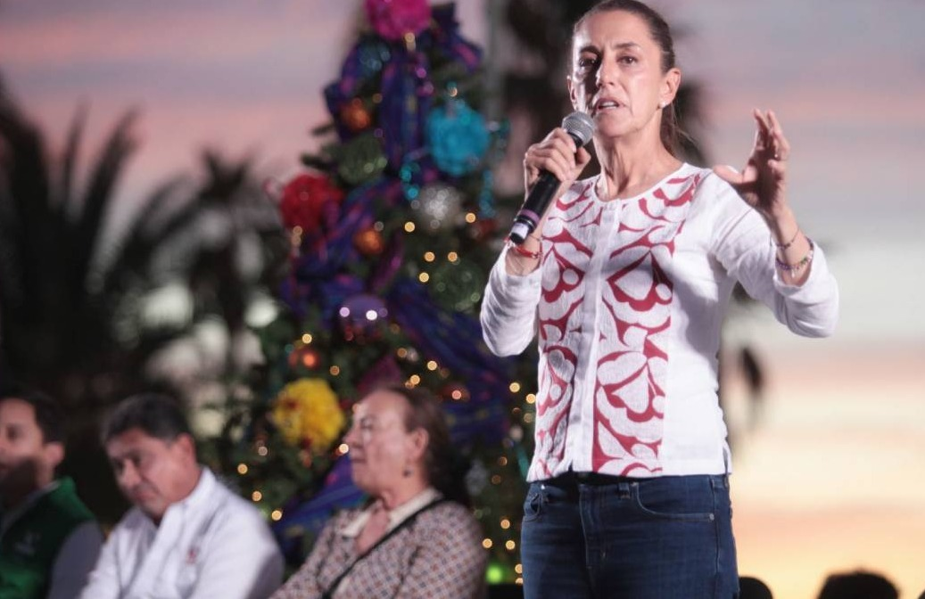 ‘Regalen amor’, pide Sheinbaum a mexicanos; les desea lo mejor para 2025
