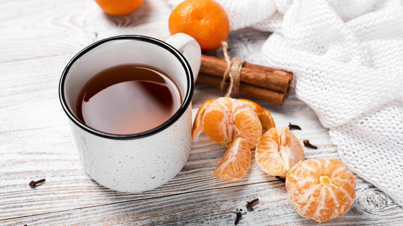 Té de cáscara de mandarina: el secreto cítrico para tu salud digestiva