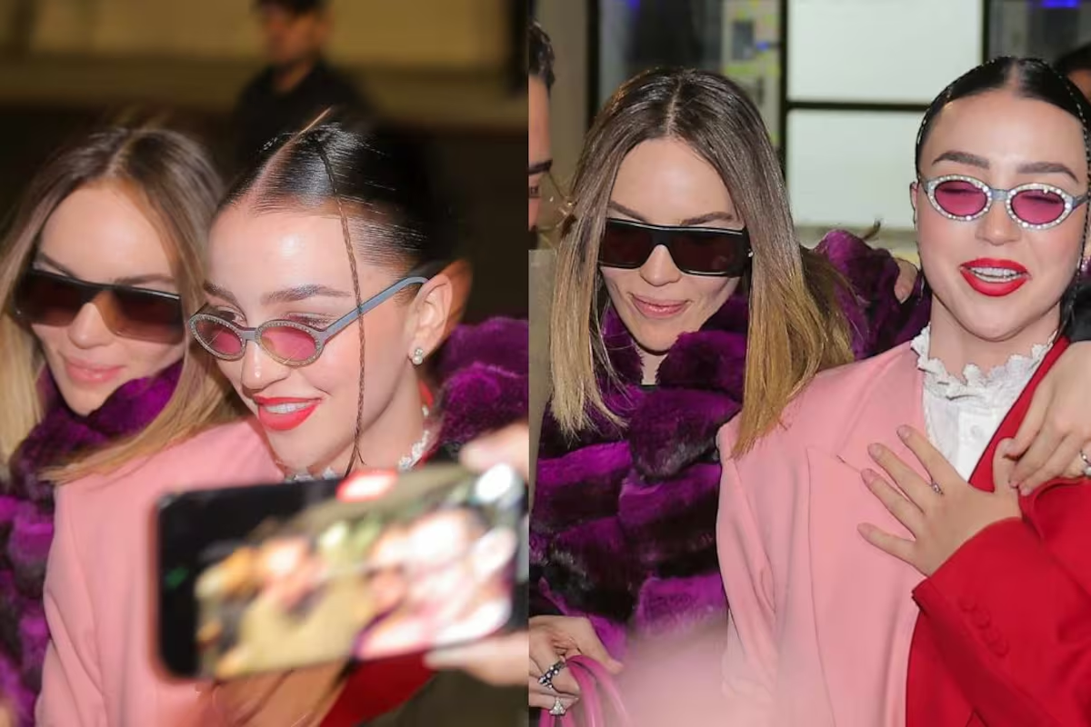 Belinda y Estibaliz Badiola se reúnen, las exnovias de Nodal acudieron al concierto de Gabito Ballesteros